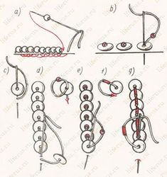 the instructions for how to make an ornament with wire and beads on it