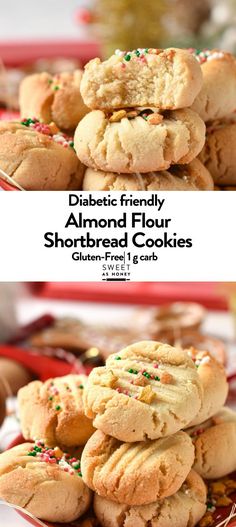 Easy 4-Ingredient Keto Shortbread Cookies with almond flour ready in less than 15 minutes to fix all your sweet cravings with only 1 gram of net carbs.Bonus, these almond flour shortbread cookies are keto, with a vegan option, and gluten-free! Splenda Shortbread Cookies, Keto Dessert With Monk Fruit, Healthier Shortbread Cookies, Easy Low Carb Cookies, Keto Almond Joy Cookies, Gluten Free Keto Cookies, Gluten Free Christmas Cookies Recipes Almond Flour, Low Carb Cookies Easy, Healthy Shortbread Cookies