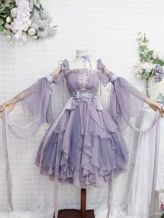 Lotia Fashion, Fairy Dresses Aesthetic, Fairy Dress Aesthetic, Kawaii Fashion Outfits, Kawaii Dress