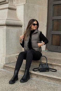 Look Legging, Paris Mode, Looks Black, Trendy Fall Outfits, Outfit Trends, Stylish Work Outfits, Trendy Fall