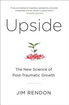 the book upsideside by jim renon, with an image of a plant growing out of