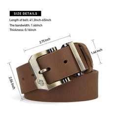 Enhance your outfit with our Luxury Strap Pin Buckle Belt. Made from premium leather, this belt exudes elegance and style. The pin buckle adds a touch of sophistication, making it a perfect accessory for formal or casual occasions. Elevate your fashion game now! ✨ Features: 🔥 High-Quality Split Leather: Crafted from genuine split leather for a luxurious look and long-lasting durability. 👔 Versatile Belt Width: 3.8cm width complements both formal and casual outfits, allowing you to express your Brown Leather Belt Buckle With Metal Pin, Adjustable Brown Belt Buckles For Business, Adjustable Leather Belt Buckle With Metal Buckle, Adjustable Leather Belt With Metal Pin Buckle, Belt For Men, Leather Belts Men, Mens Luxury, Leather Pieces, New Launch