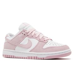 Nwot Nike Dunk Low Pink Corduroy! Size 8.5 Condition Of Box Is Worn! Shoe’s In Like New Condition Though! Nike White Suede Sneakers, White Suede Nike Sneakers, Nike Dunk Low Pink Corduroy, Nike Dunk Low Pink Velvet, Nike Pink Low-top Sneakers, Nike Dunk Low 520 Pack Pink, Nike Dunk Low Pale Coral