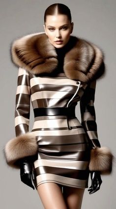 Expensive Fashion, Fall Fashion Coats, Coat Women, Fur Fashion, Style And Grace, Create Art, Image Generator, High End Fashion, Chic Boutique