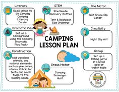 Camping Dramatic Play, Preschool Camping, Camping Activity, Daycare Spaces, Daycare Themes