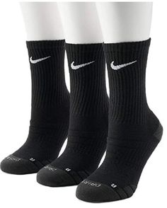 Machine Wash PRODUCT DETAILS Treat your feet to the complete cushioned comfort of these women's Nike Dri-FIT performance socks. PRODUCT FEATURES 3-pack Dri-Fit fabric wicks sweat away Cushioned soles Left/right specific design for a better bit Medium-weight construction Supportive fit with arch compression Ventilation for breathability FIT & SIZING Crew length Sock size 9-11 fits shoe sizes 6-10 FABRIC & CARE Polyester, cotton, nylon & spandex Machine wash Imported Nike Womens, Nike Dri Fit, Socks Women, Crew Socks, Fabric Care, Dri Fit, Nike Women, Arch