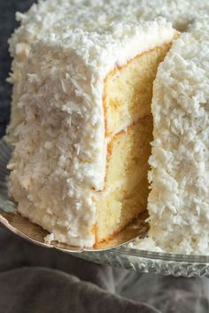 a close up of a cake on a plate