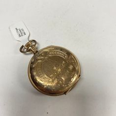 "f880 Antique Waltham Gold Tone Mechanical Pocket Watch Pre-owned item. Please see pictures for details. Sold as is, as seen on pictures, no returns on vintage/antique items. We do not alter/polish antique items and try to keep items as original as possible. Watch were checked and serviced, good working condition. Antique American Waltham Mechanical Pocket Watch. Gold Tone. Illinois Watch Case Co. Elgin Napoleon. #13298161 Approx. measurements. 35mm in diameter, 10mm thick. **Please be patient & Antique Yellow Gold Watch With Round Dial, Antique Yellow Gold Round Watches, Antique Yellow Gold Pocket Watch Collectible, Victorian Engraved Watch With Round Dial, Victorian Style Engraved Watch With Round Dial, Victorian Engraved Watches With Round Dial, Vintage Yellow Gold Chronometer Watch, Vintage Yellow Gold Chronometer Jewelry And Watches, Vintage Yellow Gold Round Watch Accessories