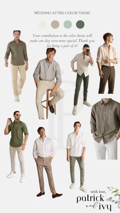 men's clothing from patrick ivu, including shirts and pants with different colors