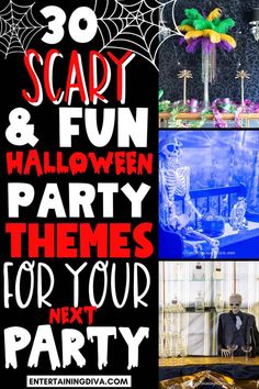 30 Of The Best Halloween Party Themes For Adults Harry Potter Party Theme, Halloween Party Themes For Adults, Party Themes For Adults, Best Halloween Party, Halloween Party Drinks, Halloween Party Planning