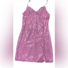 It's Really Giving Barbie This Never Used Short Pink Party Dress Is Perfect For Really Any Occasion. Perfect Condition! It Is From The Boutique Stella Dallas. It Is A Size Small, But The Straps Have Room For Adjustments Pink Sequin Dress For Holiday Night Out, Pink Sequin Dress For Night Out And Holiday, Pink Mini Sequin Dress For Holiday Party, Pink Sequin Dress For Holiday Party, Pink Mini Dress For Night Out Holiday, Pink Mini Dress For Holiday Night Out, Pink Mini Dress For Night Out And Holiday, Holiday Pink Mini Dress For Night Out, Summer Prom Party-ready Dress