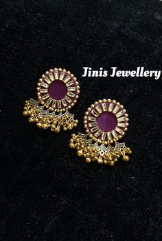 Diy Jhumka, Fabric Earring, Junk Jewellery, Earrings Fabric, Silk Thread Earrings, Diy Earrings Easy, Earrings Diy Handmade, Fabric Jewellery