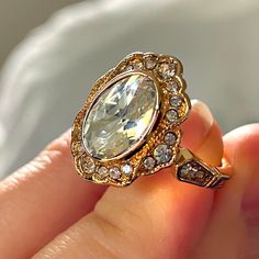 Size 7 Gold Tone Alloy Cz Brand New Ring Ideas, Gem Ring, Custom Ring, Oval Rings, Fit N Flare Dress, Ring Ring, Rain And Snow Boots, Custom Rings, Womens Jewelry Rings