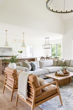 a living room filled with lots of furniture