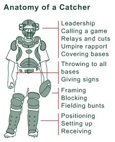 the anatomy of a catcher's uniform