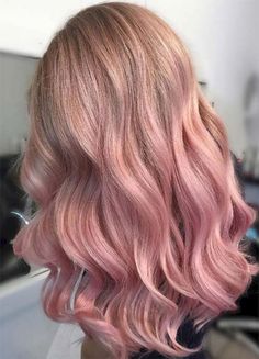 Rose Gold Hair Color Ideas, Gold Hair Color Ideas, Grey Balayage, Rose Hair Color, Gold Hair Dye, Rose Gold Hair Color, Rose Gold Hair Dye