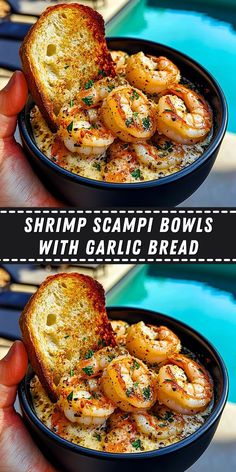 Lady Savor  Shrimp Scampi Bowls with Garlic Bread When it comes to indulgent comfort food that’s quick to prepare yet packed with flavor, these Shrimp Scampi Bowls with Garlic Bread are a must-try. Imagine juicy, tender shrimp sautéed in a rich, garlicky butter sauce, served with a crusty, golden slice of garlic bread for dipping. It’s a dish that feels as luxurious as […] This post Shrimp Scampi Bowls with Garlic Bread	first appeared on Lady Savor	and written by Sally Thompson Super Bowl Shrimp Recipes, Seafood Meal Ideas, Shrimp Bowl Healthy, Shrimp Scampi Recipe Easy, Shrimp Noodle Bowl, Creamy Shrimp Scampi, Bread For Dipping, Sip And Feast, Afternoon Tea Tables