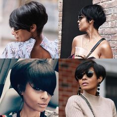 Kyrzayda hair 💚 Boy Hairstyle, Straight Hairstyle, Short Sassy Haircuts, Funky Short Hair