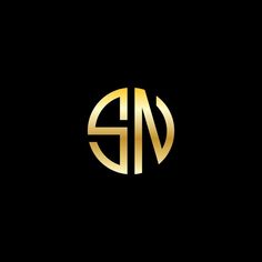 a gold letter logo with the initials v and g on it's black background