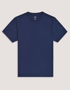 This pure Supima tee features a precise ribbed collar that retains its shape. The clean stitching elevates this tee from basic to classic. The long fibers of this Supima cotton t-shirt hold onto the dye molecules more effectively, resulting in rich, long-lasting colors that resist fading, wash after wash. Go bold with this navy soft tee and let your personality shine wherever you go. 100% Supima Cotton Smart Fit Soft Fabric Finish Crew Neck Half Sleeves Resistant to Pilling Smart Fit, Mens T Shirts, Supima Cotton, Mens Navy, Pima Cotton, Half Sleeves, Cotton T Shirt, Soft Fabric, Cotton Tee