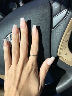 Neutral nail color Acrylic Nails Neutral Colors, Acrylic Nails Neutral, Nails Neutral Colors, Neutral Nail Color, Nails Neutral, Clear Acrylic Nails, Her Nails, Nails Long