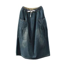 Fun Denim, Denim Skirts Online, Vintage Denim Skirt, Womens Denim Skirts, Denim Decor, Denim Jean Skirt, Jean Vintage, Denim Skirt Women, Jeans Rock