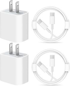 three different angles of the same charger and plugs for an apple watch series