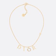 Gold-Finish And White Crystals Dior Jewelry, White Crystals, Christmas Wishlist, Gold Finish, Womens Jewelry Necklace, Limited Time, Dior, Jewelry Necklaces, Christmas Gifts