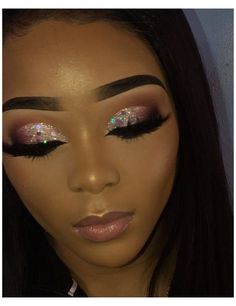 Sweet 16 Makeup, Glitter Ideas, Make Up Kits, Sparkle Makeup, Glitter Makeup Looks, Best Makeup Tutorials, Makeup Tutorial Foundation, Make Up Tutorials