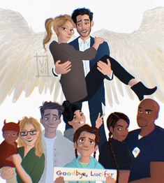 Lucifer season 6 Goodbye For Now, Art Inspiration Painting, Portrait Gallery