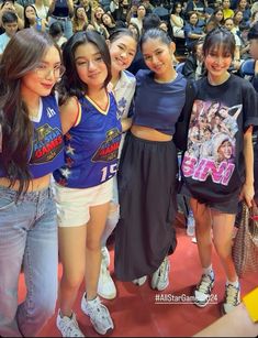 francine diaz, belle mariano, loisa andalio, chie filomeno | all star magic games 2024 Chie Filomeno, Loisa Andalio