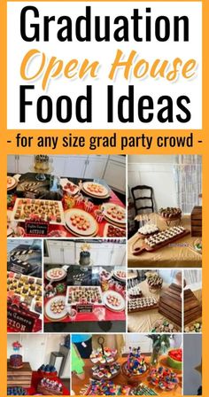 graduation open house food ideas for any size party crowd