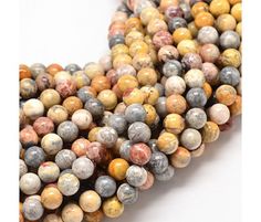 Crazy Lace Agate Beads, 10mm Round Good Multivitamin For Women, Good Vitamins For Women, Best Multivitamin, Beads Work, Beading Crafts, Single Bead, Vitamins For Women, Beaded Material, Jasper Beads