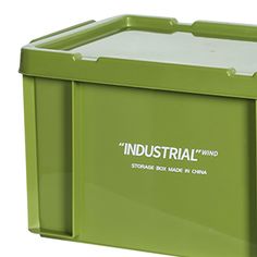 the industrial wind storage box is green