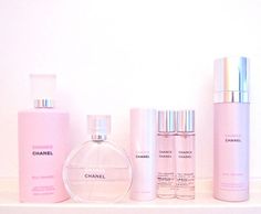 Chanel Chance Eau tendre - my signature scent! And I got the hair mist yesterday as well! :D Girly Fragrances, Woman Perfumes, Ideas For Makeup, Chanel Chance, Chanel Pink, Beauty Supplements, Hair Mist, Chanel Beauty, Chanel Makeup