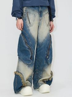 Workwear Jeans, Work Jeans, Loose Jeans, Interstellar, Cargo Jeans, Vintage Denim, Denim Wash, Denim Pants