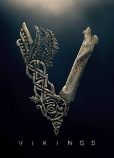 the viking symbol is depicted in this poster