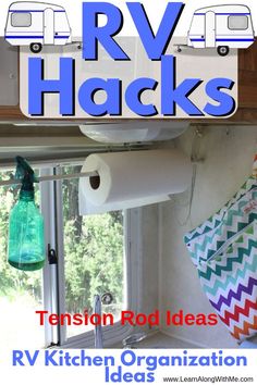 rv hacks ten random rod ideas for rv kitchen organization and storage by lynn rod designs