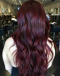 Deep Burgundy Hair, Pelo Color Borgoña, Bob Lung, Pelo Color Vino, Deep Red Hair, Dark Red Hair Color, Mahogany Hair, Wine Hair, Hair Color Burgundy