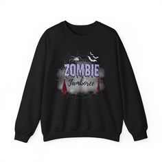 Classic Spooky Sweatshirt with a cool Halloween Zombie Design on the front! Medium-heavy fabric (8.0 oz/yd² (271.25 g/m Loose fit Runs true to size 50% cotton, 50% polyester Sewn-in label CARE INSTRUCTIONS SWEATS: Machine wash: cold (max 30C or 90F); Non-chlorine: bleach as needed; Tumble dry: low heat; Do not iron; Do not dryclean.  SIZING: A detailed size chart is available in all listings. It is the buyer's responsibility to select the correct size. Halloween Long Sleeve Band Merch T-shirt, Halloween Horror Long Sleeve T-shirt, Horror Long Sleeve T-shirt With Letter Print, Long Sleeve Horror T-shirt With Letter Print, Grunge Long Sleeve Halloween T-shirt, Horror Style Long Sleeve T-shirt With Letter Print, Zombie Shirt, Zombie Halloween, Halloween Sweatshirt