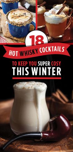 18 Blissfully Boozy, Creamy, And Warming Whisky Cocktails Fireball Drinks, Drinking Whiskey, Whisky Sour, Quit Drinking, Festive Cocktails, Winter Cocktails