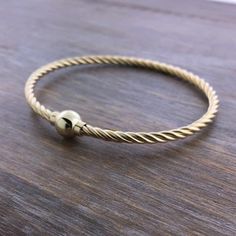 Cape Cod Twist Single Ball Bracelet