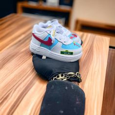 Custom Elmo Themed Air force 1s - Kiaun's Customs LLC Elmo Air Force Ones, Air Force 1s, Air Force Ones, Color Shades, Air Force, Force, Screen, Men And Women, Lighting