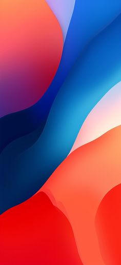 an abstract background with red, blue and pink colors in the form of wavy lines