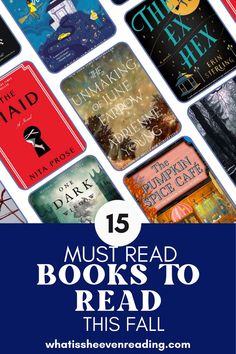 books with the title 15 must read books to read this fall and what they're reading