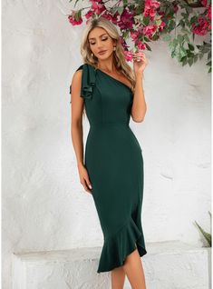 JJ's House No Ruffle Polyester Asymmetrical Midi One Shoulder Summer Bodycon Stretch Fabric NO Green S Height:5.7ft(174cm) Bust:33.5in(85cm) Waist:26in(66cm) Hips:36in(91cm) Dress. #JJ's House #No #Ruffle #Polyester #Asymmetrical #Midi #OneShoulder #Summer #Bodycon #StretchFabric #NO #Green #S #Dress Cheap Fitted Asymmetrical Party Dress, Cheap Fitted One-shoulder Dress, Chic Cheap Fitted Asymmetrical Dress, Affordable One-shoulder Midi Dress For Night Out, Cheap One Shoulder Midi Dress For Night Out, Luxury Ruched Midi Dress For Wedding Guest, Cheap Green Cocktail Midi Dress, Cheap Ruched Midi Length Dresses, Affordable One-shoulder Date Night Dress