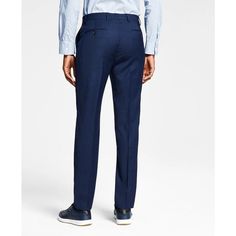 Maximize your professional style and comfort with the athletic modern fit and TH Flex stretch performance of these suit separate pants from Tommy Hilfiger. The modern fit sits at the waist and has a trimmer fit through the hips and thighs with a slightly tapered leg. Finished in a flex stretch, these pants can offer you day long comfort and moveability, whilst the permanent crease lends a fresh and crisp tailored look..Matching vest and jacket sold separately.Modern fit pants sit at the waist; t Modern Slim Fit Dress Pants With Welt Pockets, Tommy Hilfiger Straight Leg Pants With Welt Pockets, Tommy Hilfiger Fitted Suits For Formal Occasions, Tommy Hilfiger Fitted Formal Suit, Tommy Hilfiger Fitted Business Suits, Custom Fit Pants With Welt Pockets For Business Casual, Fitted Tommy Hilfiger Business Suits, Fitted Tommy Hilfiger Suits For Business, Fitted Tommy Hilfiger Bottoms With Pockets