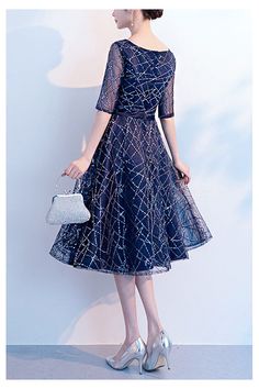 10% off now! navy sparkly sequins party dress knee length with sleeves online. Sheprom offers formal, party, casual & more style dresses to fit your special occasions. Formal Knee-length Sequin Dress, Knee-length Sequin Formal Dress, Knee-length Sequin Dress For Party Season, Knee-length Midi Dress For Holiday Prom, Formal Knee-length Sequin Dress For Party Season, Knee-length Sequin Dress For Formal Party Season, Knee-length Sequin Dress For Prom And Party Season, Knee-length Midi Dress For Prom And Party Season, Knee-length Midi Dress For Prom Party Season