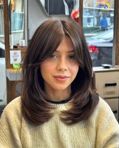 21 Curtain Bangs Haircuts Ideas for 2025 – Perfect for Every Face Shape and Hair Length One Length With Curtain Bangs, Short Textured Hair With Curtain Bangs, Curtain Bangs Small Face, Girls Haircut Curtain Bangs, Kids Curtain Bangs Medium Hair, Deep Curtain Bangs, Kid Curtain Bangs, Bob With Curtain Bangs And Layers, Curtain Bangs On Kids