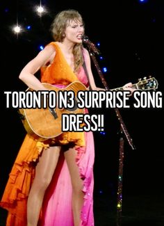 taylor swift | the eras tour | ss #taylor #taylorswift13 #taylorswift #ss #era #erastour #erastouroutfit #toronto Surprise Song Dress, Toronto, Songs, Pins